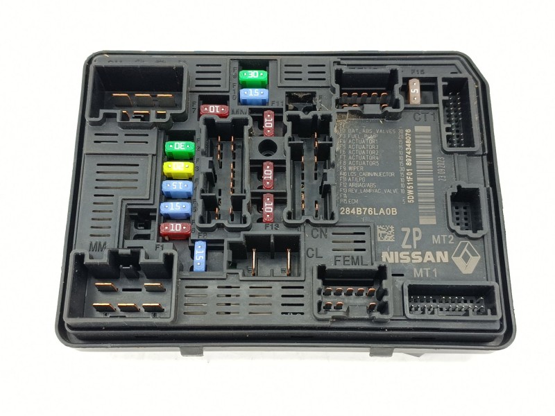 Recambio de caja reles / fusibles para nissan juke (f16_) 1.0 referencia OEM IAM 284B76LA0B  