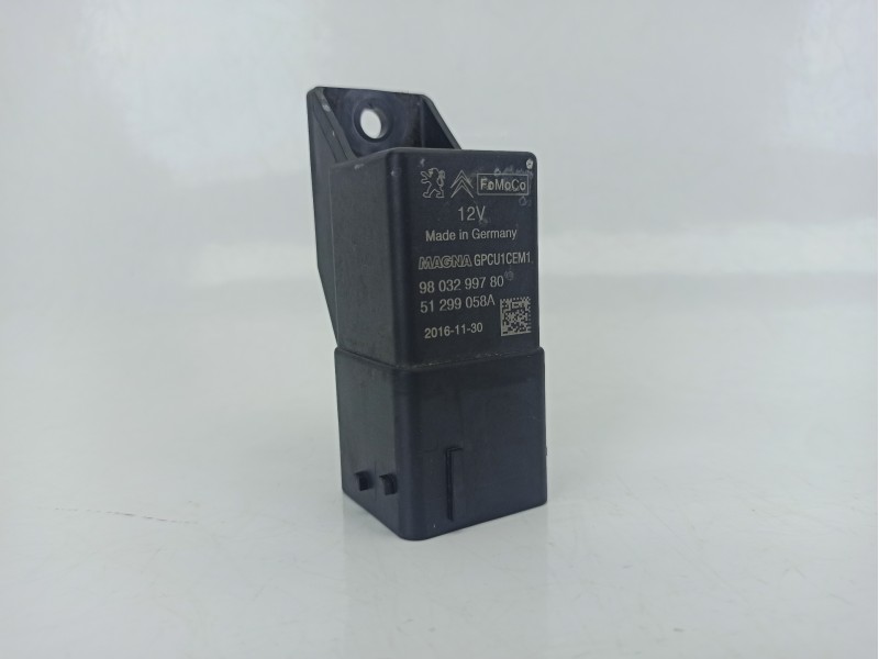 Recambio de caja precalentamiento para peugeot 2008 i (cu_) 1.6 bluehdi 100 referencia OEM IAM 9803299780  