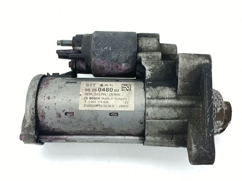 Recambio de motor arranque para citroën jumper iii furgoneta 2.2 bluehdi 140 referencia OEM IAM 9826048080  