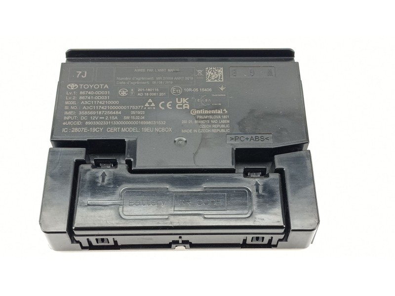 Recambio de modulo electronico para toyota yaris cross (mxp_) 1.5 hybrid (mxpj10) referencia OEM IAM 867400D031  