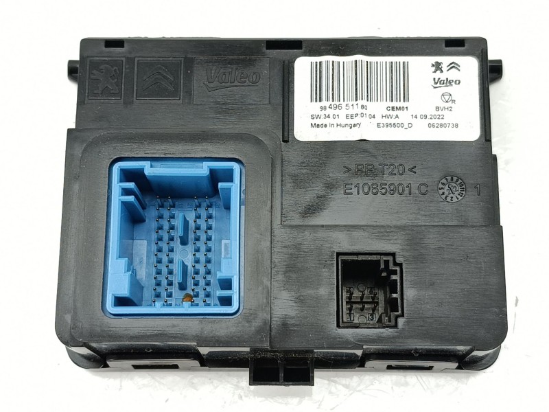 Recambio de modulo electronico para citroën c3 iii (sx) 1.2 puretech 82 referencia OEM IAM 9849651180  