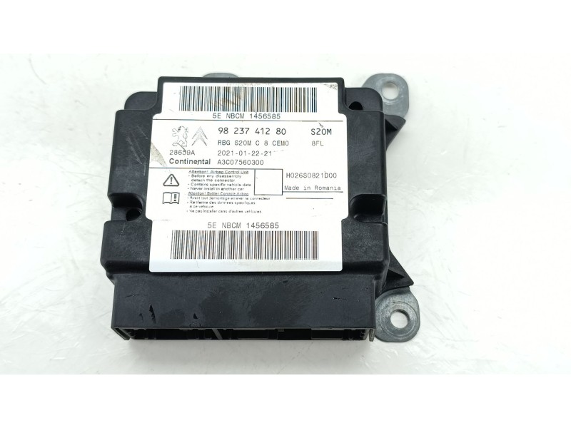 Recambio de centralita airbag para opel combo furgón/monospace (k9) 1.5 d referencia OEM IAM 9823741280  