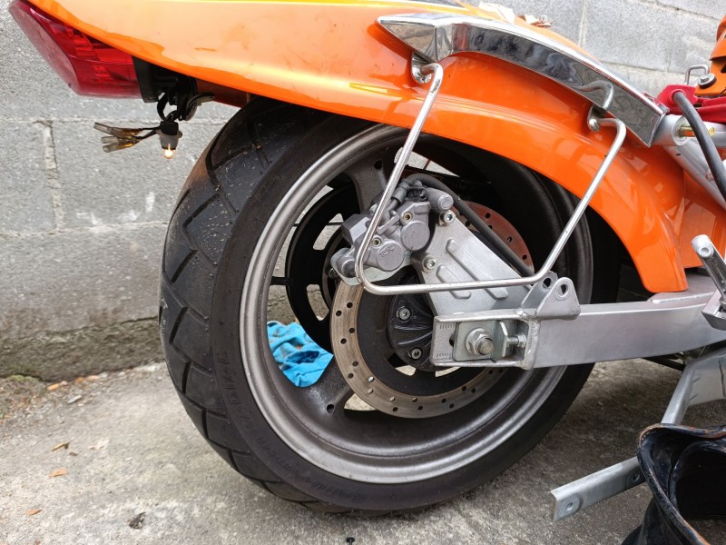 Recambio de rueda trasera para hyosung aquila aquila 650 referencia OEM IAM   