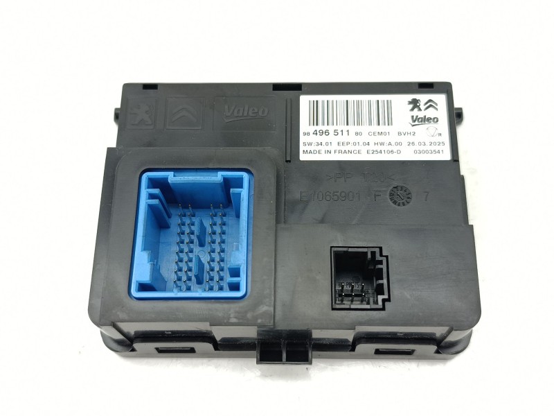 Recambio de modulo electronico para toyota proace furgoneta (mdz_) 1.5 d4d (mdz1) referencia OEM IAM 9849651180  