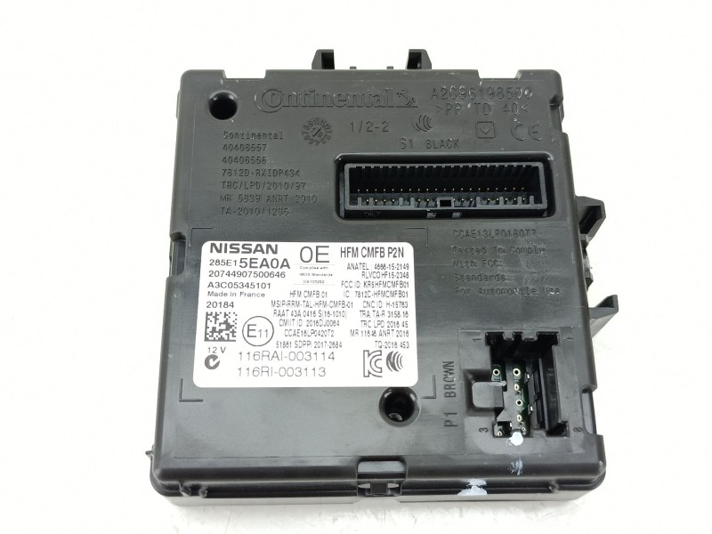 Recambio de modulo electronico para nissan micra v (k14) 1.0 dig-t 117 referencia OEM IAM 285E15EA0A  