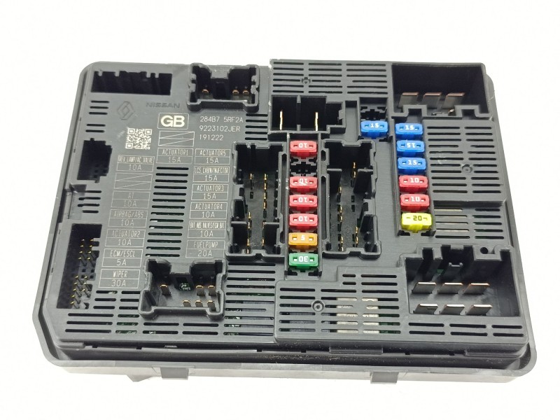Recambio de caja reles / fusibles para nissan micra v (k14) 1.0 dig-t 117 referencia OEM IAM 284B75RF2A  