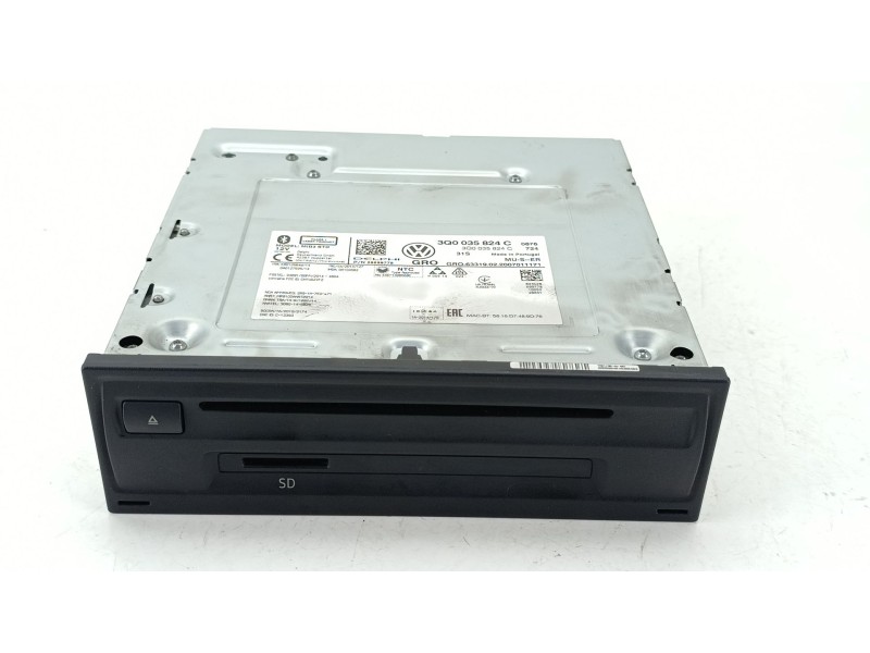 Recambio de sistema audio / radio cd para volkswagen crafter furgoneta (sy_, sx_) 2.0 tdi referencia OEM IAM 3Q0035824C  