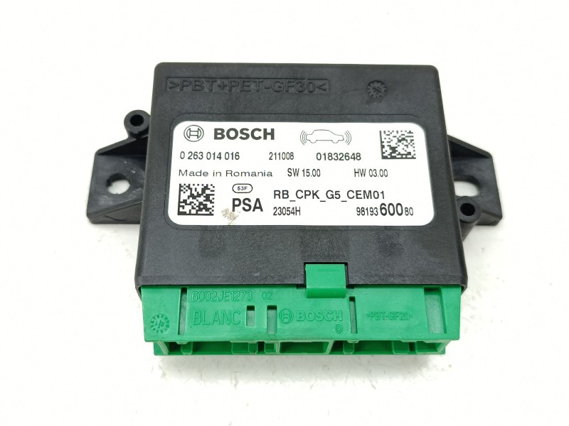 Recambio de modulo electronico para citroën jumpy iii furgoneta (v_) 1.5 bluehdi 100 referencia OEM IAM 9819360080  