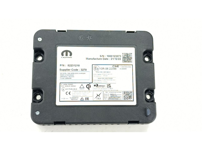 Recambio de modulo electronico para jeep compass (mp, m6, mv, m7) 1.3 hybrid 4x4 referencia OEM IAM 52231210  