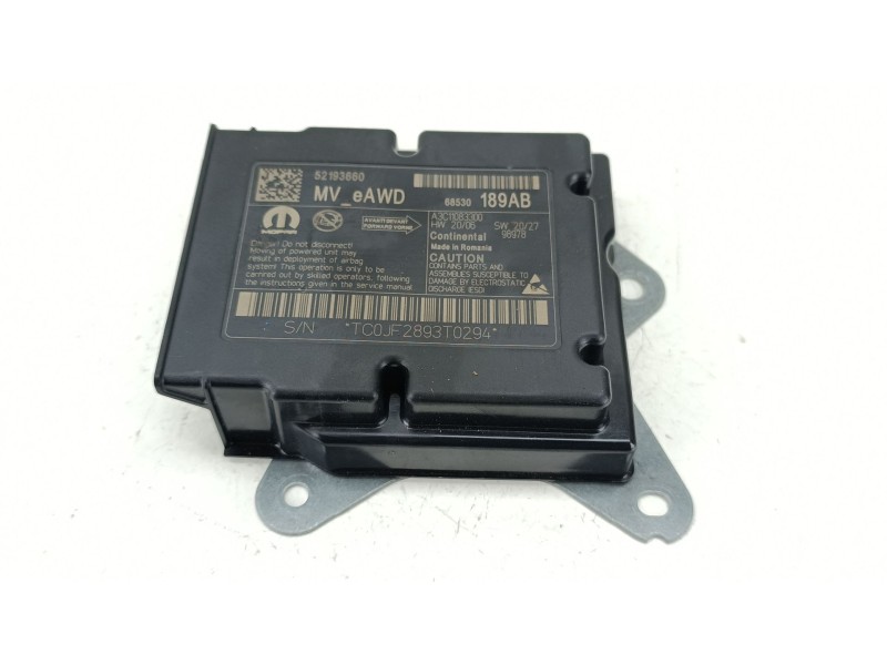 Recambio de centralita airbag para jeep compass (mp, m6, mv, m7) 1.3 hybrid 4x4 referencia OEM IAM 52193660  