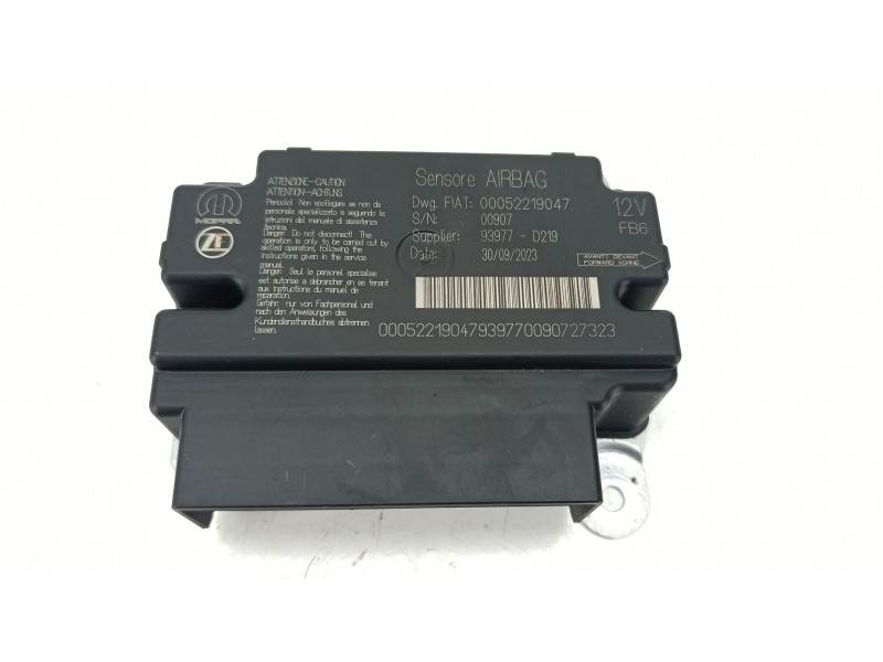 Recambio de centralita airbag para fiat ducato caja/chasis (250_) 140 multijet 2,2 d referencia OEM IAM 52219047  