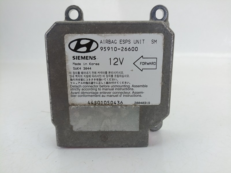 Recambio de centralita airbag para hyundai santa fé i (sm) 2.0 crdi 4x4 referencia OEM IAM 9591026600  