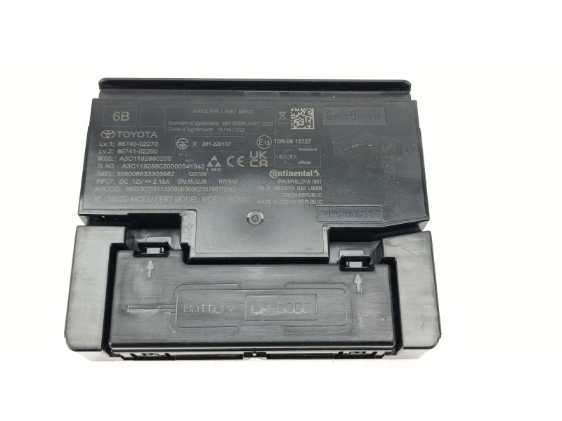 Recambio de modulo electronico para toyota yaris (_p21_, _pa1_, _ph1_) 1.5 hybrid (mxph10) referencia OEM IAM 8674002270  