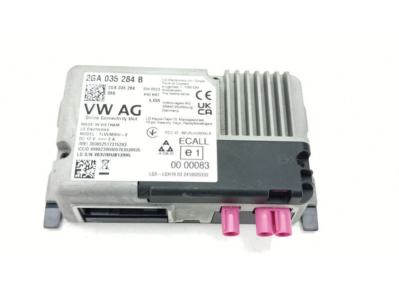 Recambio de modulo electronico para skoda karoq (nu7, nd7) 2.0 tdi referencia OEM IAM 2GA035284B  