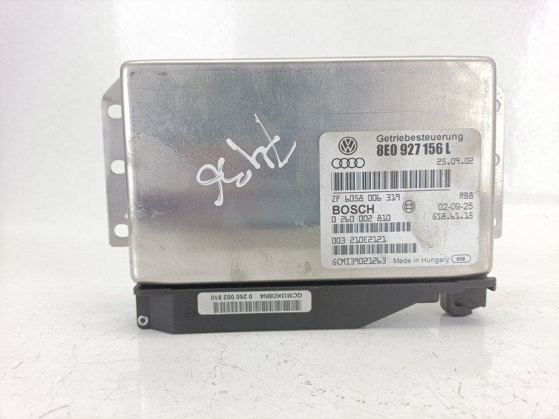 Recambio de centralita cambio automatico para audi a4 b6 avant (8e5) 2.5 tdi quattro referencia OEM IAM 8E0927156L  