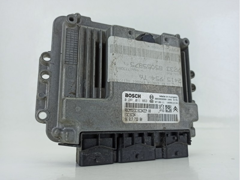 Recambio de centralita motor uce para peugeot 307 break (3e) 1.6 hdi referencia OEM IAM 9661773380  