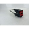 Recambio de enganche cinturon trasero izquierdo para skoda fabia ii (542) 1.2 referencia OEM IAM 5J6857488  