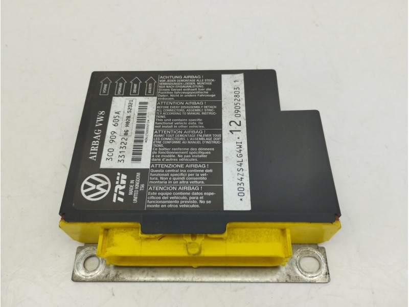Recambio de centralita airbag para volkswagen passat b6 (3c2) 1.9 tdi referencia OEM IAM 3C0909605A  
