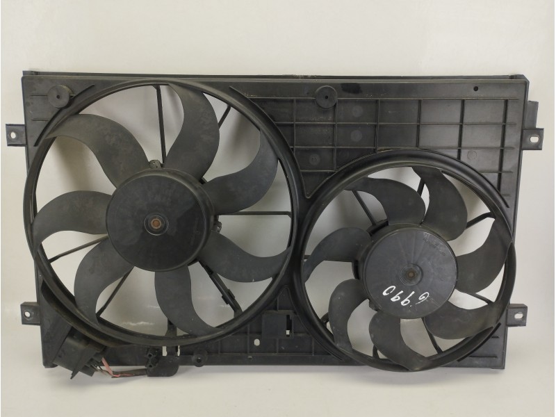 Recambio de electroventilador para volkswagen passat b6 (3c2) 1.9 tdi referencia OEM IAM 1K0121207T  