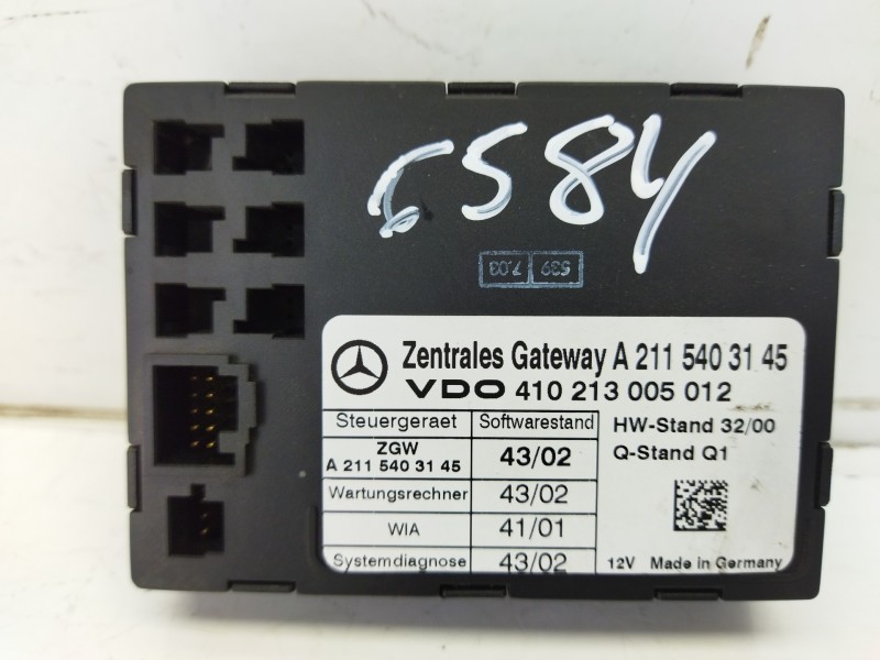 Recambio de centralita cierre para mercedes-benz clase e (w211) e 270 cdi (211.016) referencia OEM IAM A2115403145  