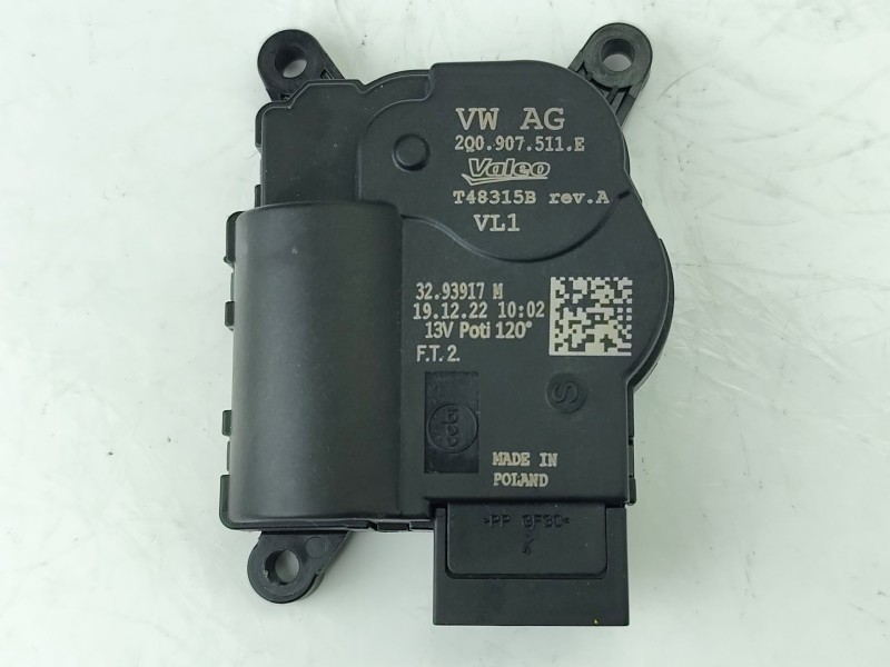 Recambio de motor apertura trampillas climatizador para audi a1 sportback (gba) 30 tfsi referencia OEM IAM 2Q0907511E  