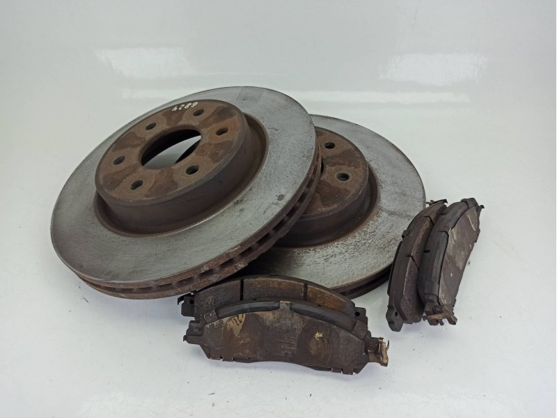 Recambio de disco freno delantero para nissan navara np300 pick-up (d23, d23t) 2.3 dci referencia OEM IAM   