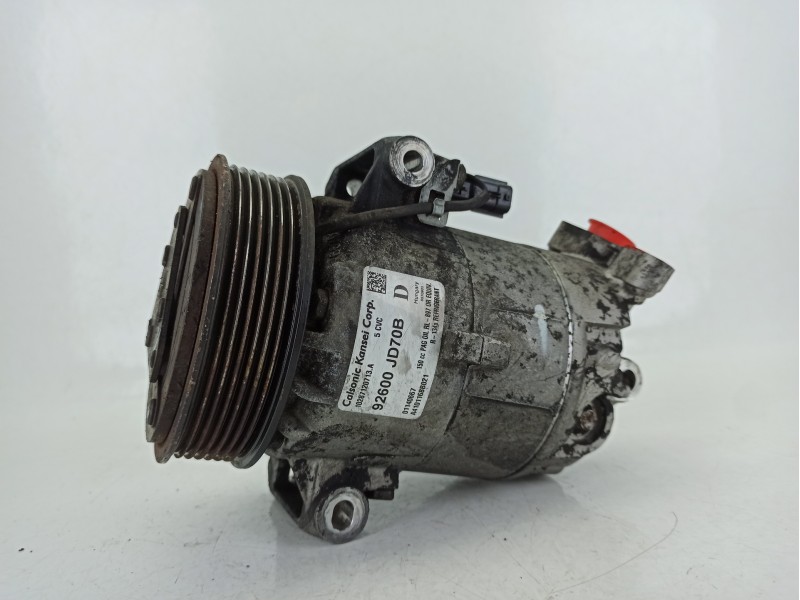 Recambio de compresor aire acondicionado para nissan qashqai i (j10, nj10) 2.0 dci referencia OEM IAM 92600JD70B  
