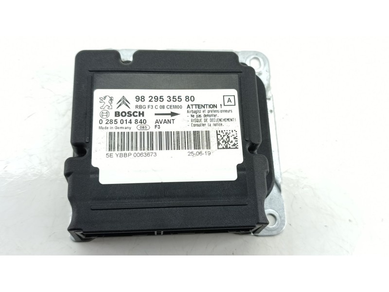 Recambio de centralita airbag para citroën c4 cactus 1.5 bluehdi 100 referencia OEM IAM 9829535580  