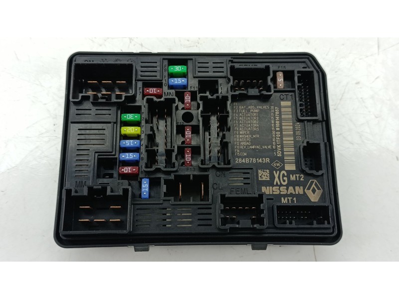 Recambio de caja reles / fusibles para renault captur ii (hf_) tce 90 (hfm6) referencia OEM IAM 284B78143R  