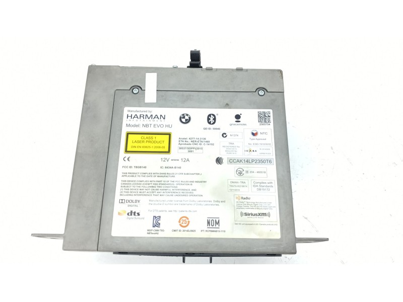 Recambio de sistema audio / radio cd para bmw 3 gran turismo (f34) 320 d referencia OEM IAM 682583601  