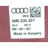 Recambio de antena para audi q7 (4mb, 4mg, 4mq) 3.0 60 tfsi e quattro referencia OEM IAM 4M0035507  