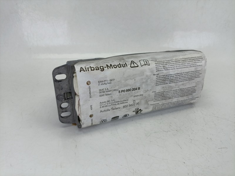 Recambio de airbag delantero derecho para seat altea (5p1) 1.9 tdi referencia OEM IAM 5P0880204B  