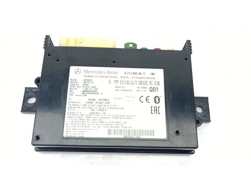 Recambio de modulo bluetooth para mercedes-benz clase c (w205) c 350 e (205.047) referencia OEM IAM A2139003617  