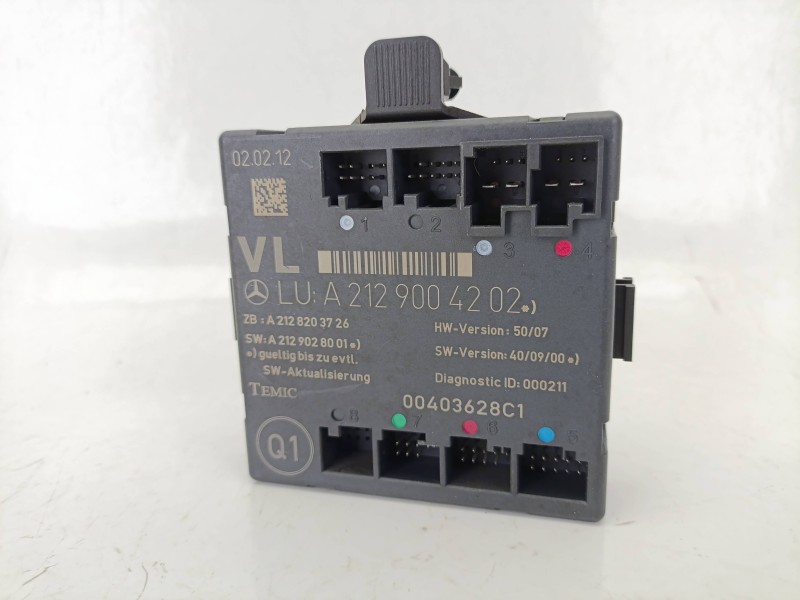 Recambio de modulo electronico para mercedes-benz clase c (w204) c 220 cdi (204.002) referencia OEM IAM A2129004202  
