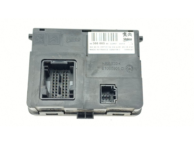 Recambio de modulo electronico para peugeot partner furgoneta/monovolumen (k9) 1.5 bluehdi 100 referencia OEM IAM 9836666580  