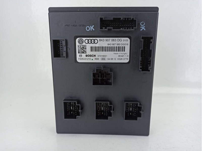 Recambio de modulo electronico para audi a4 b8 (8k2) 2.0 tdi referencia OEM IAM 8K0907063DG  