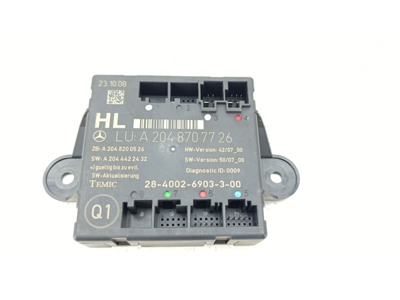 Recambio de modulo electronico para mercedes-benz clase c (w204) c 250 cdi (204.003) referencia OEM IAM 2048707726  