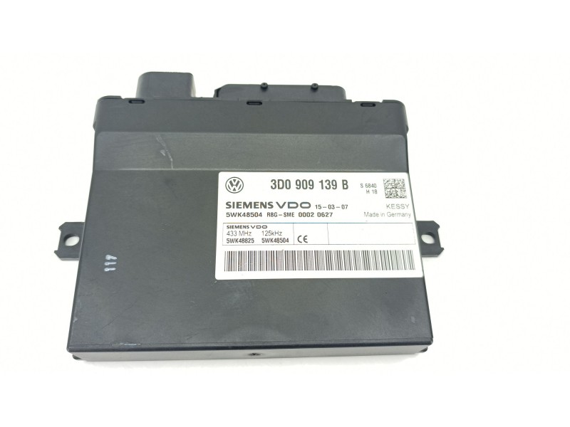 Recambio de modulo electronico para volkswagen touareg (7la, 7l6, 7l7) 3.0 v6 tdi referencia OEM IAM 3D0909139B  
