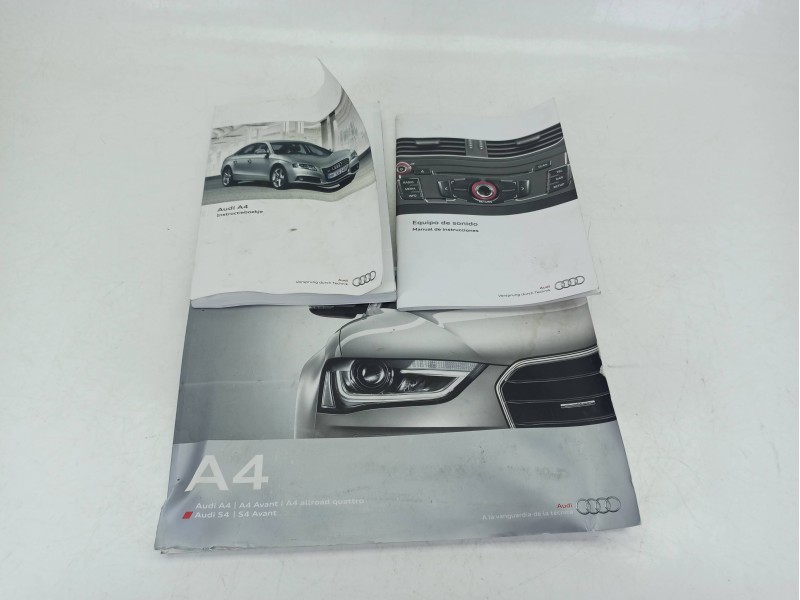 Recambio de herramientas para audi a4 b8 (8k2) 2.0 tdi referencia OEM IAM GUIA USUARIO  