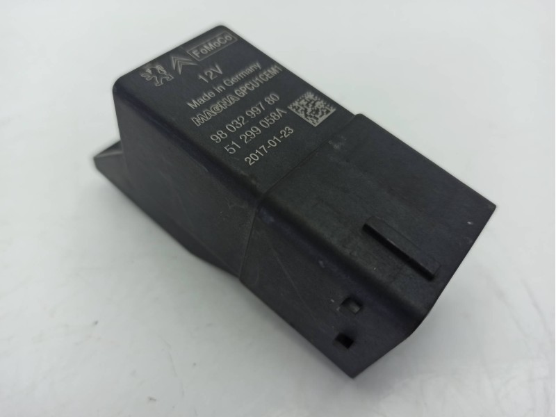 Recambio de caja precalentamiento para peugeot partner furgoneta/monovolumen 1.6 hdi / bluehdi 75 referencia OEM IAM 9803299780 