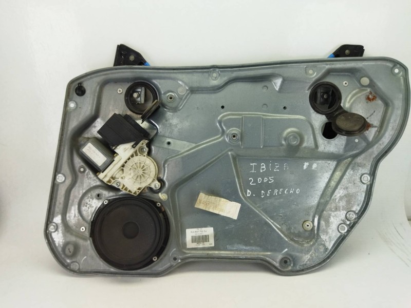Recambio de elevalunas delantero derecho para seat ibiza (6l1) f.r. referencia OEM IAM 6L4837752DJ  